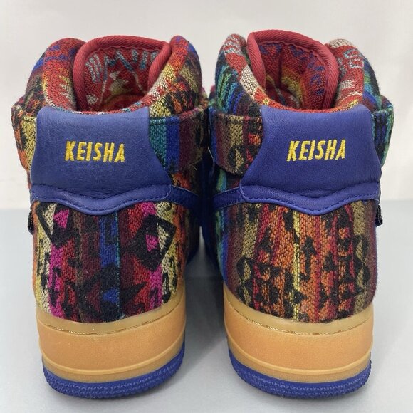 Nike Pendleton Wool Air Force 1 One NikeID Sneakers Aztec Colorful Mens 6.5 - Picture 8 of 16